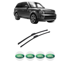 Set stergatoare auto LAND ROVER RANGE ROVER SPORT I (L320) din 2005-2013, pentru parbriz auto, 2 bucati, Bosch Aerotwin Retrofit, din cauciuc siliconat rezistent, 4 Stickere Auto LAND ROVER - Img 2