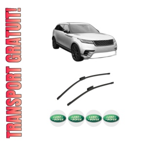 Set stergatoare auto LAND ROVER RANGE ROVER VELAR (L560) din 2017-2020, pentru parbriz auto, 2 bucati, Bosch Aerotwin Multi, din cauciuc siliconat rezistent, 4 Stickere Auto LAND ROVER