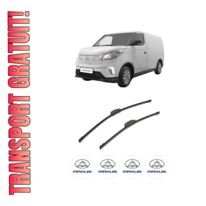 Set stergatoare auto MAXUS eDELIVER 3 Platform/Chassis din 2022, pentru parbriz auto, 2 bucati, Bosch Aerotwin Retrofit, din cauciuc siliconat rezistent, 4 Stickere Auto MAXUS