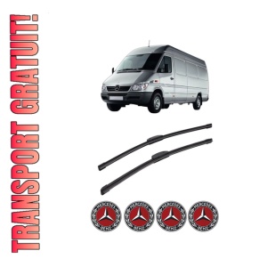 Set stergatoare auto MERCEDES-BENZ SPRINTER CLASSIC 4,6-t Bus (B909) din 2013, pentru parbriz auto, 2 bucati, Bosch Aerotwin Retrofit, din cauciuc siliconat rezistent, 4 Stickere Auto MERCEDES-BENZ