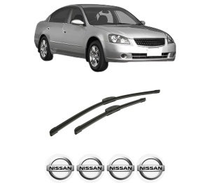 Set stergatoare auto NISSAN ALTIMA (L32) din 2006-2013, pentru parbriz auto, 2 bucati, Bosch Aerotwin Retrofit, din cauciuc siliconat rezistent, 4 Stickere Auto NISSAN - Img 2