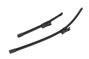 Set stergatoare auto NISSAN JUKE (F15) din 2010-2019, pentru parbriz auto, 2 bucati, Bosch Aerotwin, din cauciuc siliconat rezistent, 4 Stickere Auto NISSAN - Img 4