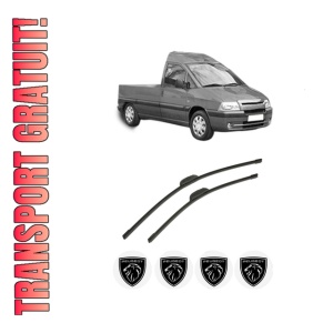Set stergatoare auto PEUGEOT EXPERT Platform/Chassis (223) din 1996-2006, pentru parbriz auto, 2 bucati, Bosch Aerotwin Retrofit, din cauciuc siliconat rezistent, 4 Stickere Auto PEUGEOT