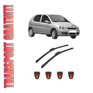 Set stergatoare auto ROVER CITYROVER Hatchback din 2003-2005, pentru parbriz auto, 2 bucati, Bosch Aerotwin Retrofit, din cauciuc siliconat rezistent, 4 Stickere Auto ROVER