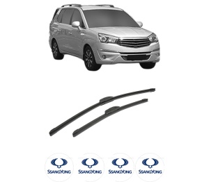 Set stergatoare auto SSANGYONG RODIUS II VAN (CA1) din 2015, pentru parbriz auto, 2 bucati, Bosch Aerotwin Retrofit, din cauciuc siliconat rezistent, 4 Stickere Auto SSANGYONG - Img 2