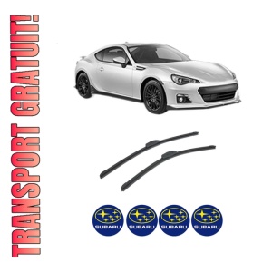Set stergatoare auto SUBARU BRZ (ZC6) din 2012, pentru parbriz auto, 2 bucati, Bosch Aerotwin Retrofit, din cauciuc siliconat rezistent, 4 Stickere Auto SUBARU
