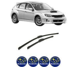 Set stergatoare auto SUBARU IMPREZA Hatchback (GP_) din 2011-2016, pentru parbriz auto, 2 bucati, Bosch Aerotwin Retrofit, din cauciuc siliconat rezistent, 4 Stickere Auto SUBARU - Img 2
