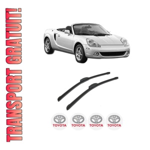 Set stergatoare auto TOYOTA MR2 III (ZZW3_) din 1999-2007, pentru parbriz auto, 2 bucati, Bosch Aerotwin Retrofit, din cauciuc siliconat rezistent, 4 Stickere Auto TOYOTA