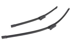 Set stergatoare BMW Seria 5 (G60, G90, G68) din 2023-2024, pentru parbriz auto, 2 bucati, Bosch Aerotwin, din cauciuc siliconat rezistent, 4 Stickere Auto BMW Seria v49002
