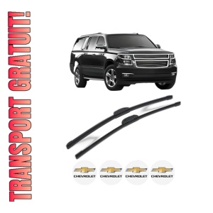 Set stergatoare CHEVROLET SUBURBAN 1500 SUV din 2009-2014, pentru parbriz auto, 2 bucati, Bosch Aerotwin Retrofit, din cauciuc siliconat rezistent, 4 Stickere Auto CHEVROLET