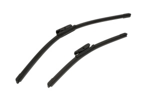 Set stergatoare CITROEN DS3 Convertible din 2013-2015, pentru parbriz auto, 2 bucati, Bosch Aerotwin, din cauciuc siliconat rezistent, 4 Stickere Auto CITROEN v56062
