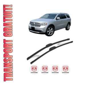 Set stergatoare DODGE DURANGO (WD) din 2011, pentru parbriz auto, 2 bucati, Bosch Aerotwin Retrofit, din cauciuc siliconat rezistent, 4 Stickere Auto DODGE