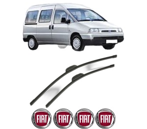Set stergatoare FIAT SCUDO Bus (270_, 272_) din 2007-2011, pentru parbriz auto, 2 bucati, Bosch Aerotwin Retrofit, din cauciuc siliconat rezistent, 4 Stickere Auto FIAT v52564