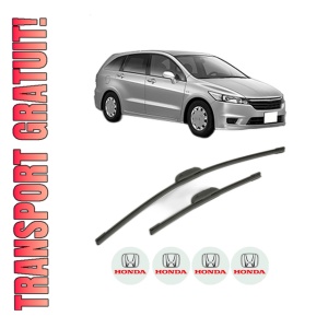 Set stergatoare HONDA STREAM (RN) din 2001, pentru parbriz auto, 2 bucati, Bosch Aerotwin Retrofit, din cauciuc siliconat rezistent, 4 Stickere Auto HONDA