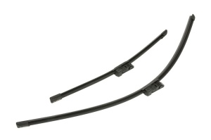 Set stergatoare JAGUAR XE (X760) din 2015-2022, pentru parbriz auto, 2 bucati, Bosch Aerotwin, din cauciuc siliconat rezistent, 4 Stickere Auto JAGUAR v50002