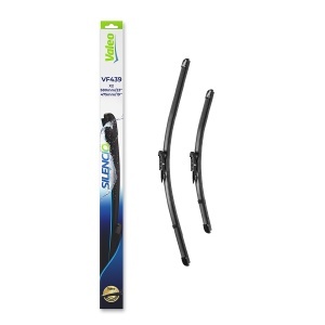 Set stergatoare JAGUAR XF I (X250) din 2008-2015, pentru parbriz auto, 2 bucati, Valeo Silencio Xtrm, din cauciuc siliconat rezistent, 4 Stickere Auto JAGUAR v38433