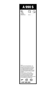 Set stergatoare LAND ROVER DEFENDER Van (L663) din 2020, pentru parbriz auto, 2 bucati, Bosch Aerotwin, din cauciuc siliconat rezistent, 4 Stickere Auto LAND ROVER v51894