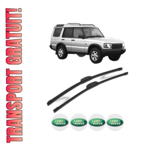 Set stergatoare LAND ROVER DISCOVERY III (L319) din 2004-2009, pentru parbriz auto, 2 bucati, Bosch Aerotwin Retrofit, din cauciuc siliconat rezistent, 4 Stickere Auto LAND ROVER - Img 1