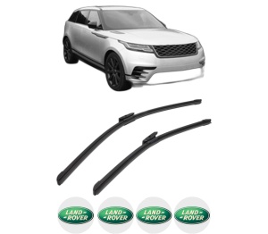 Set stergatoare LAND ROVER RANGE ROVER VELAR (L560) din 2017-2020, pentru parbriz auto, 2 bucati, Bosch Aerotwin Multi, din cauciuc siliconat rezistent, 4 Stickere Auto LAND ROVER v53769