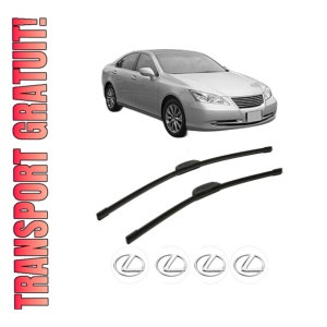 Set stergatoare LEXUS ES (_V4_) din 2006-2012, pentru parbriz auto, 2 bucati, Bosch Aerotwin Retrofit, din cauciuc siliconat rezistent, 4 Stickere Auto LEXUS