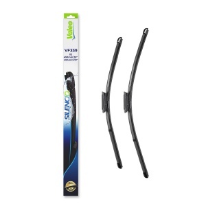 Set stergatoare MINI MINI Convertible (R57) din 2007-2015, pentru parbriz auto, 2 bucati, Valeo Silencio Xtrm, din cauciuc siliconat rezistent, 4 Stickere Auto MINI v39093
