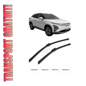 Set stergatoare OMODA C5 din 2023, pentru parbriz auto, 2 bucati, Bosch Aerotwin, din cauciuc siliconat rezistent, 4 Stickere Auto OMODA