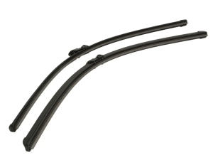 Set stergatoare PEUGEOT RCZ din 2010-2015, pentru parbriz auto, 2 bucati, Bosch Aerotwin, din cauciuc siliconat rezistent, 4 Stickere Auto PEUGEOT v52990
