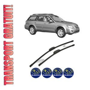Set stergatoare SUBARU OUTBACK (BL, BP) din 2003-2008, pentru parbriz auto, 2 bucati, Bosch Aerotwin Retrofit, din cauciuc siliconat rezistent, 4 Stickere Auto SUBARU