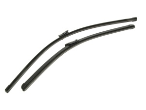 Set stergatoare TESLA MODEL X (5YJX) din 2015-2023, pentru parbriz auto, 2 bucati, Bosch Aerotwin, din cauciuc siliconat rezistent, 4 Stickere Auto TESLA - Img 2