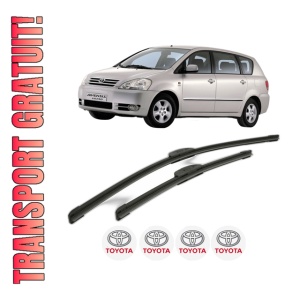 Set stergatoare TOYOTA AVENSIS VERSO (_M2_) din 2001-2010, pentru parbriz auto, 2 bucati, Bosch Aerotwin Retrofit, din cauciuc siliconat rezistent, 4 Stickere Auto TOYOTA
