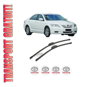 Set stergatoare TOYOTA CAMRY Saloon (_V4_) din 2006-2014, pentru parbriz auto, 2 bucati, Bosch Aerotwin Retrofit, din cauciuc siliconat rezistent, 4 Stickere Auto TOYOTA