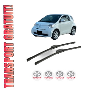 Set stergatoare TOYOTA IQ (_J1_) din 2009, pentru parbriz auto, 2 bucati, Bosch Aerotwin Retrofit, din cauciuc siliconat rezistent, 4 Stickere Auto TOYOTA