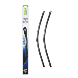 Set stergatoare Volkswagen ARTEON (3H7, 3H8) din 2017-2024, pentru parbriz auto, 2 bucati, Valeo Silencio Xtrm, din cauciuc siliconat rezistent, 4 Stickere Auto Volkswagen v40029