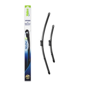 Set stergatoare Volkswagen TOURAN (5T1) din 2015-2022, pentru parbriz auto, 2 bucati, Valeo Silencio, din cauciuc siliconat rezistent, 4 Stickere Auto Volkswagen v35085