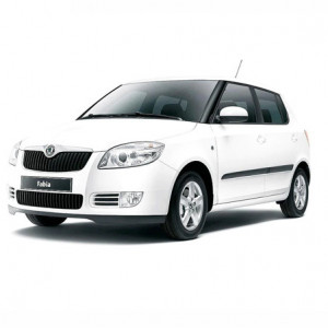 Skoda Fabia I Din 2000 - 2007, Sedan , Set Covorase Auto Tip Tavita Premium 3D, din cauciuc accesorii pentru autoturismul tau - masina v167910
