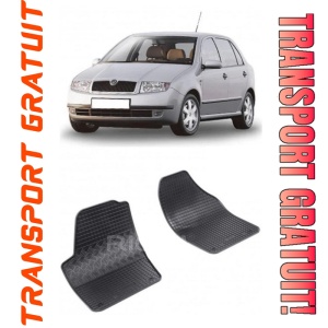 Skoda Fabia I, Hatchback, fabricat din 2000 - 2007, 2 Locuri, set covorase auto dedicate, din cauciuc 100% Premium