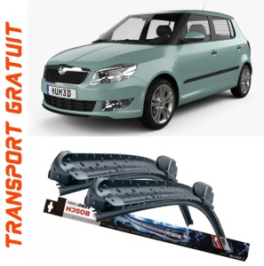 Skoda Fabia II Set 2 stergatoare parbriz Bosch Aerotwin 600/475mm compatibile cu Skoda Fabia II (2007-2014) (53 cm / 53 cm) accesorii pentru autoturismul tau - masina v115100