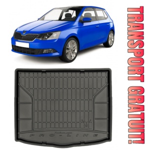 Skoda Fabia III Hatchback din 11.2014 - Prezent *3, Tavita Pentru Portbagaj Lux Premium Dedicata,