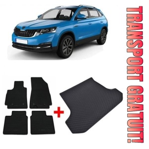 Skoda Kamiq din 09.2019 - Prezent Suv Portbagaj Inferior *1, Set Covorase + tavita portbagaj auto