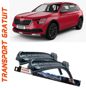 Skoda Kamiq Set 2 stergatoare parbriz Bosch Aerotwin 600/475mm compatibile cu Skoda Kamiq (2019-prezent) (65 cm / 45 cm) accesorii pentru autoturismul tau - masina v115600