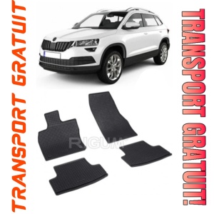 Skoda Karoq, Suv, fabricat din 2017 - Prezent, set covorase auto dedicate, din cauciuc 100% Premium