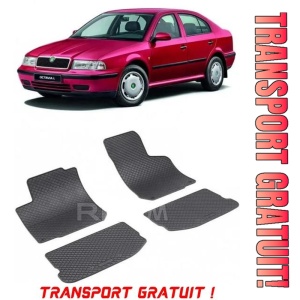 Skoda Octavia I fabricat din 1998 - 2004, Sedan, set covorase auto dedicate, din cauciuc 100% Premium - Transport Gratuit