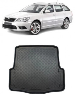 Skoda Octavia II Combi din 2004 - 04.2013, Tavita Pentru Portbagaj Lux Premium Dedicata, Portbagaj Inferior *3 accesorii pentru autoturismul tau - masina v187409