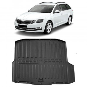 Skoda Octavia III (A7) Combi Cu `Buzunare` (2013-2020) Tavita cauciuc pentru protectie portbagaj accesorii pentru autoturismul tau - masina v225912
