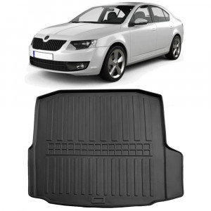 Skoda Octavia III (A7) Liftback. Fara Subwoofer (2013-2020) Tavita cauciuc pentru protectie portbagaj accesorii pentru autoturismul tau - masina v226068