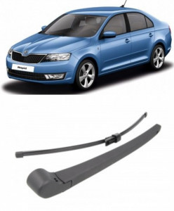 Skoda Rapid Brat stergator pentru luneta spate cu lamela 410 mm, compatibil cu Skoda Rapid fabricat intre 2012-2019, calitate extra accesorii pentru autoturismul tau - masina v92189