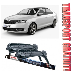 Skoda Rapid Set 2 stergatoare parbriz Bosch Bosch Aerotwin compatibile cu Skoda Rapid 2012-2022 (60 cm / 40 cm)