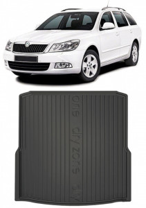 Skoda Superb II din 11.2009 - 08.2015 Combi Portbagaj Inferior, Tavita Pentru Portbagaj Lux Premium Dedicata, Fara Buzunare Laterale *1 accesorii pentru autoturismul tau - masina v181547