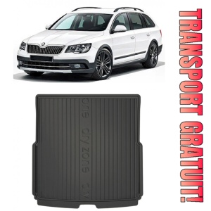 Skoda Superb III din 09.2015 - Prezent Combi Portbagaj Superior *1, Tavita Pentru Portbagaj Lux Premium Dedicata,