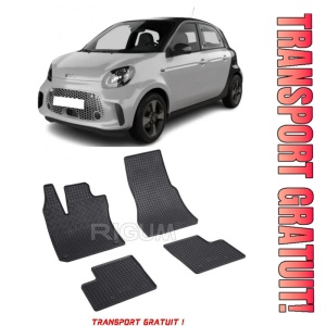 Smart Forfour Eq fabricat din 2017 - Prezent, Hatchback, set covorase auto dedicate, din cauciuc 100% Premium - Transport Gratuit